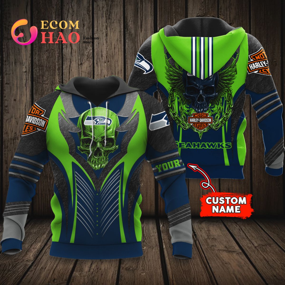 Limited NFL Football League Seattle Seahawks 3D Hoodie - Owl Fashion Shop