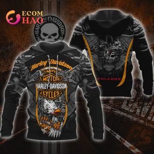 NFL Atlanta Falcons X Harley Davidson 3D Hoodie And Sweater