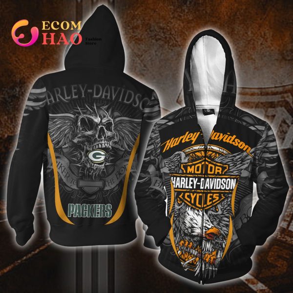 Harley Davidson Green Bay Packers shirt, sweater, hoodie, and