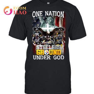 One Nation Steelers Groud Under God T-Shirt