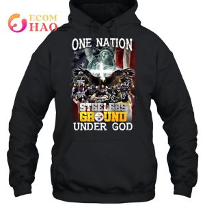One Nation Steelers Groud Under God T-Shirt