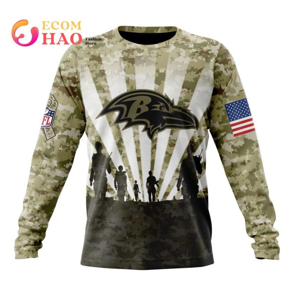 baltimore ravens salute to service hoodie