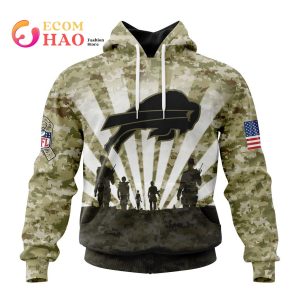 NFL Buffalo Bills Salute To Service – Honor Veterans And Their Families 3D Hoodie