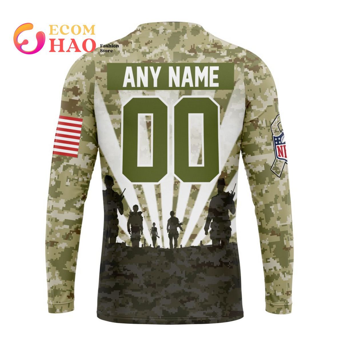 Cincinnati Bengals Olive 2022 Salute to Service Therma Hoodie