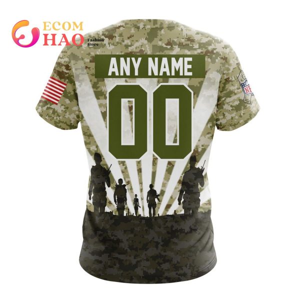 NFL Cleveland Browns Salute To Service – Honor Veterans And Their Families 3D Hoodie