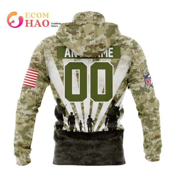 NFL Dallas Cowboys Salute To Service - Honor Veterans And Their Families 3D  Hoodie - Ecomhao Store