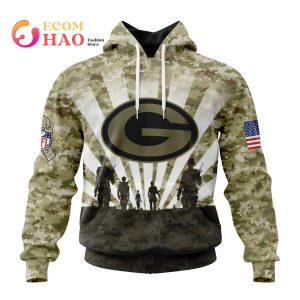 NFL Green Bay Packers Salute To Service – Honor Veterans And Their Families 3D Hoodie