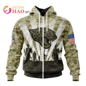 NFL Jacksonville Jaguars Salute To Service – Honor Veterans And Their Families 3D Hoodie