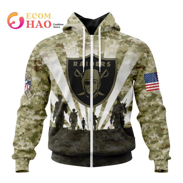 Nike Las Vegas Raiders NFL Salute to Service Therma Camo Men