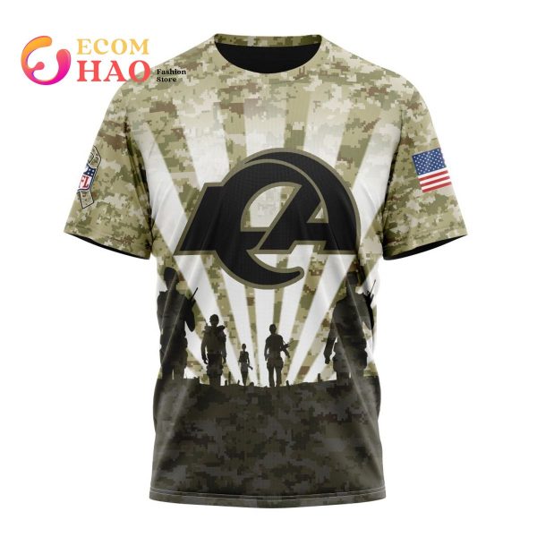 LIMITED Los Angeles Rams NFL camo 3d shirt, hoodie • Kybershop