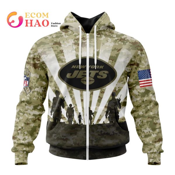 Shop Ny Jets Salute To Service Hoodie