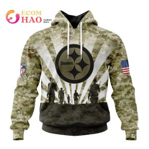 NFL Pittsburgh Steelers Salute To Service – Honor Veterans And Their Families 3D Hoodie