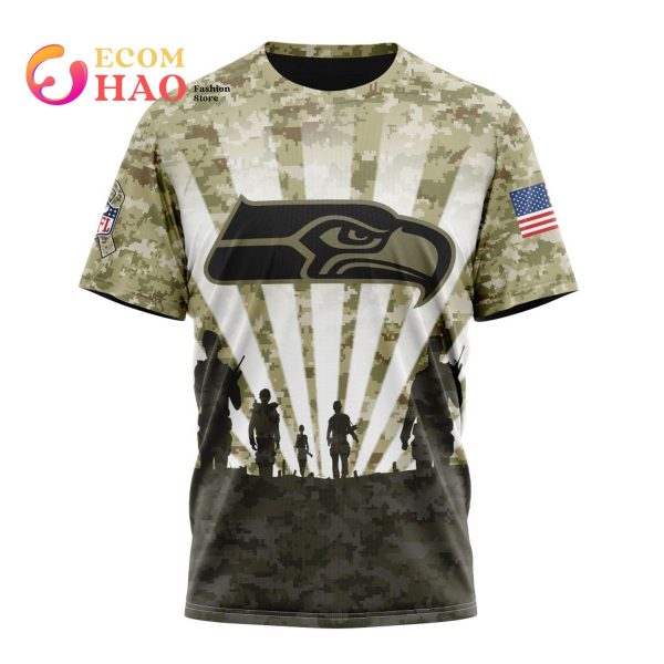 NFL Seattle Seahawks Salute To Service - Honor Veterans And Their