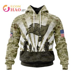 NFL Tampa Bay Buccaneers Salute To Service – Honor Veterans And Their Families 3D Hoodie