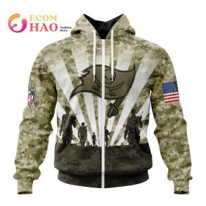 NFL Tampa Bay Buccaneers Salute To Service – Honor Veterans And Their Families 3D Hoodie