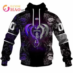Personalized AFL Fremantle Dockers Rose Dragon 3D Hoodie