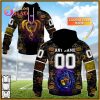 Personalized AFL Melbourne Rose Dragon 3D Hoodie