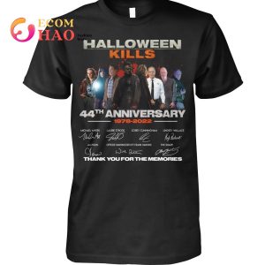 Halloween Kills 44th Anniversary 1978-2022 Thank You For The Memories T-Shirt