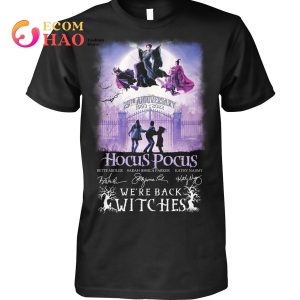 Hocus Pocus 29th Anniversary 1993-2022 We’re Back Witches T-Shirt