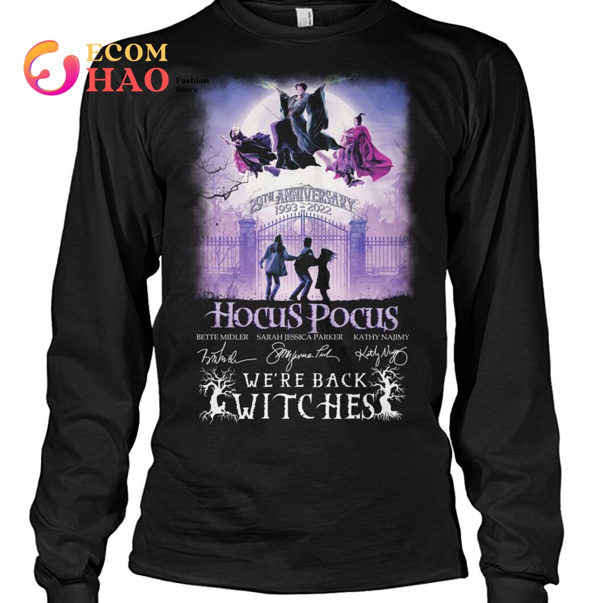 Hocus Pocus 29th Anniversary 1993-2022 We’re Back Witches T-Shirt