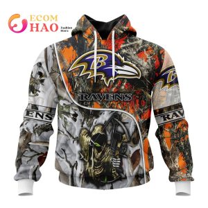 NFL Baltimore Ravens Special Fall And Winter Bow Hunting 3D Hoodie