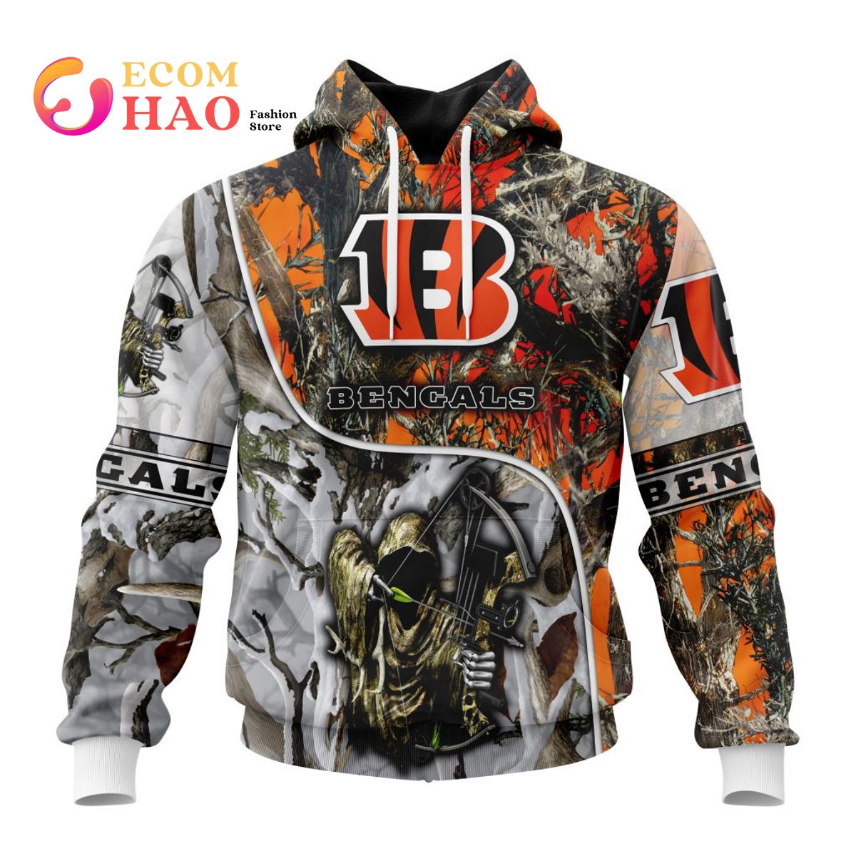 NFL Denver Broncos Special Fall And Winter Bow Hunting 3D Hoodie