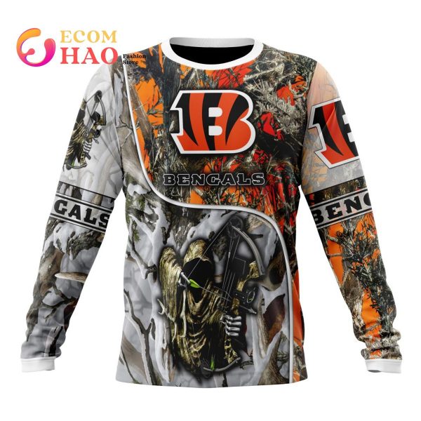 NFL Cincinnati Bengals Special Fall And Winter Bow Hunting 3D Hoodie