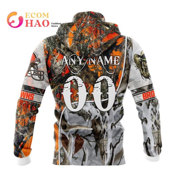 NFL Cleveland Browns Special Fall And Winter Bow Hunting 3D Hoodie