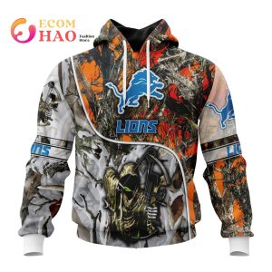 NFL Detroit Lions Special Fall And Winter Bow Hunting 3D Hoodie