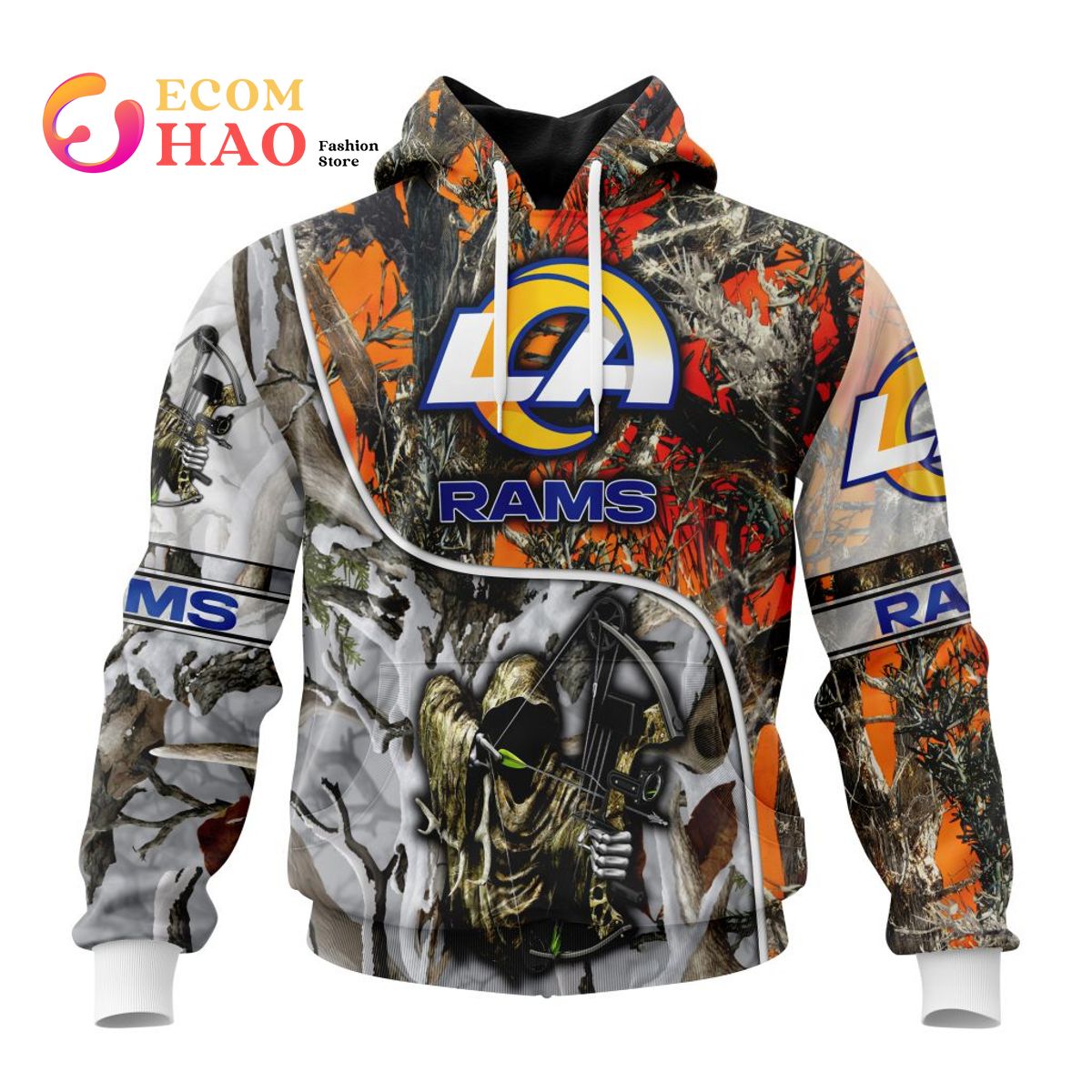 NFL Kansas City Chiefs Special Fall And Winter Bow Hunting 3D Hoodie