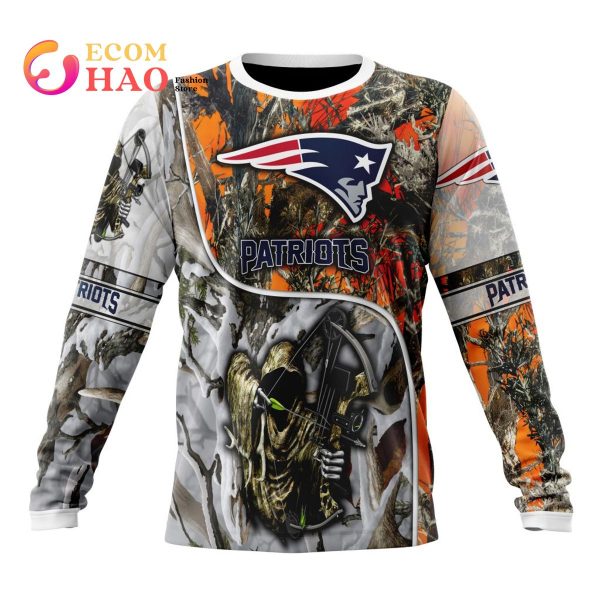 NFL New England Patriots Special Fall And Winter Bow Hunting 3D Hoodie