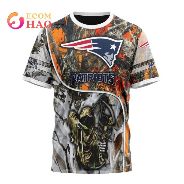 NFL New England Patriots Special Fall And Winter Bow Hunting 3D Hoodie