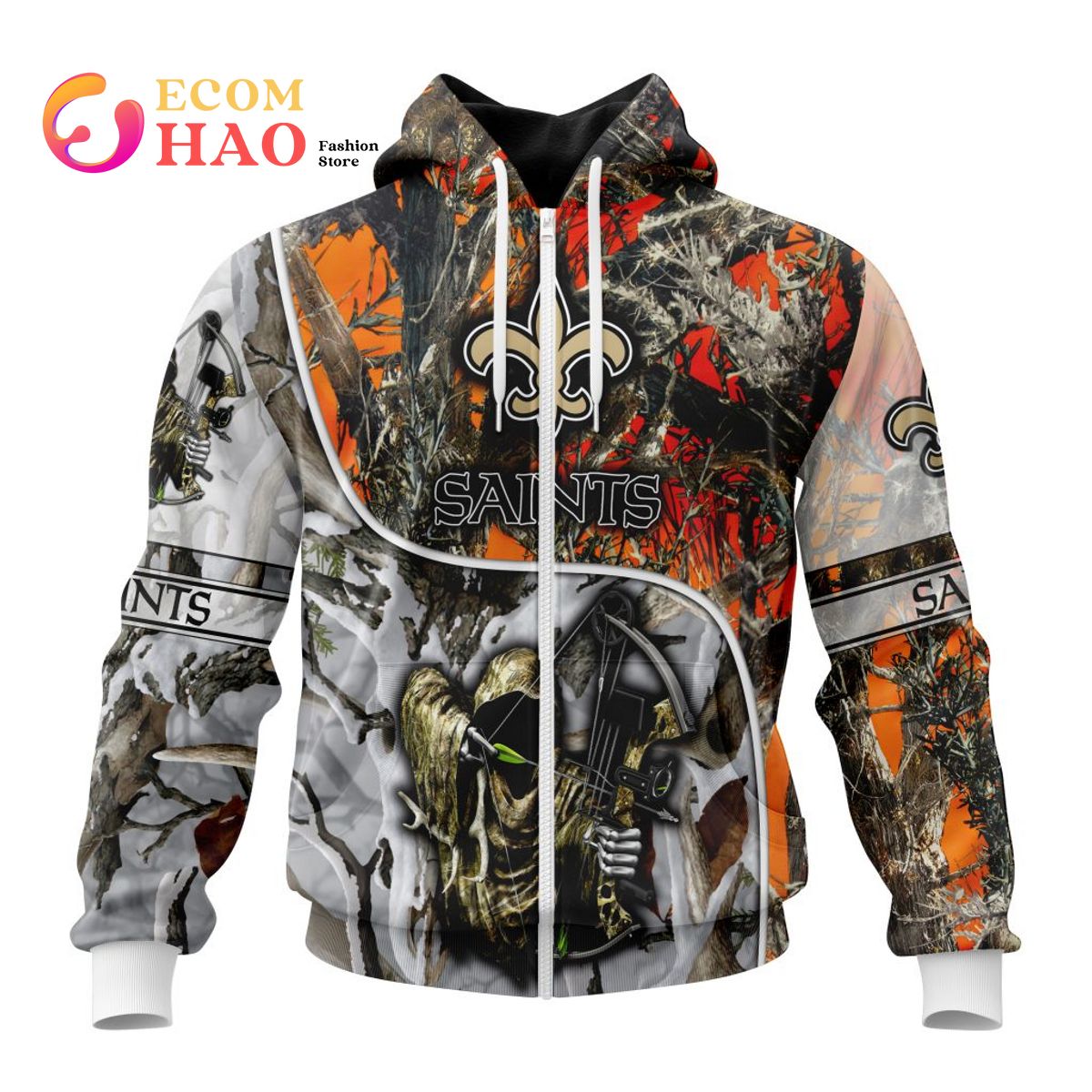 NFL New Orleans Saints Special Fall And Winter Bow Hunting 3D Hoodie