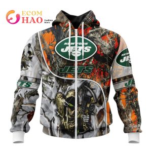 NFL New York Jets Special Fall And Winter Bow Hunting 3D Hoodie