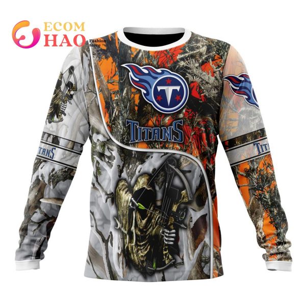 NFL Tennessee Titans Special Fall And Winter Bow Hunting 3D Hoodie