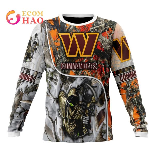 NFL Washington Commanders Special Fall And Winter Bow Hunting 3D Hoodie