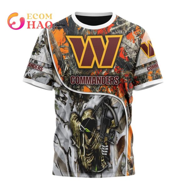 NFL Washington Commanders Special Fall And Winter Bow Hunting 3D Hoodie