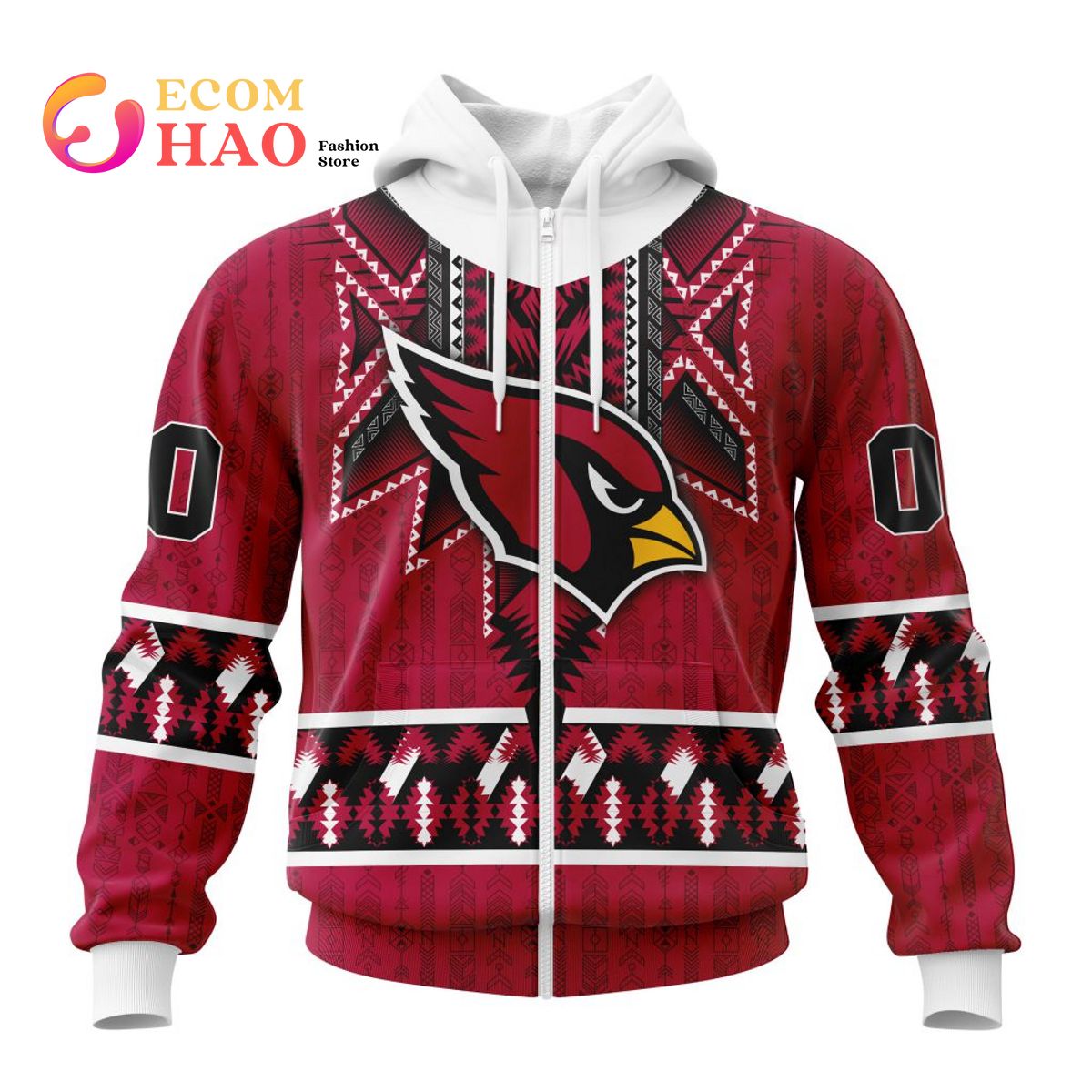 Arizona Cardinals Specialized New Native Concepts 3D Hoodie