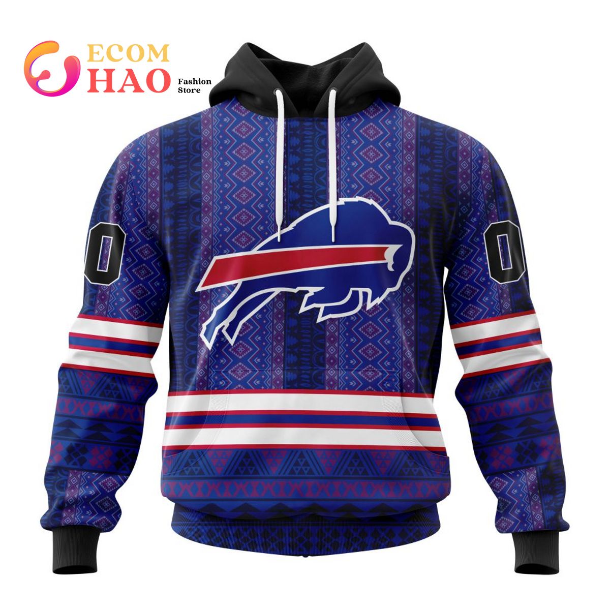 Buffalo Bills Specialized New Native Concepts 3D Hoodie