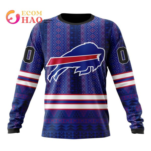 Buffalo Bills Specialized New Native Concepts 3D Hoodie