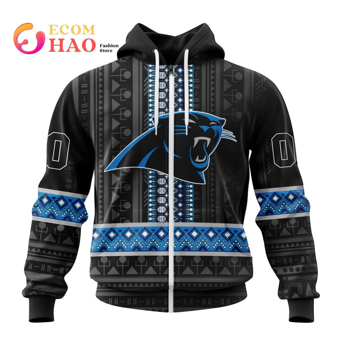 Carolina Panthers Specialized New Native Concepts 3D Hoodie