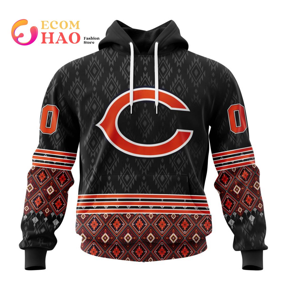 Chicago Bears Specialized New Native Concepts 3D Hoodie