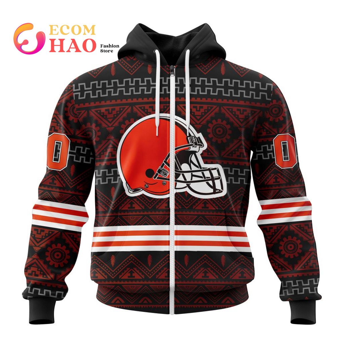 Cleveland Browns Specialized New Native Concepts 3D Hoodie