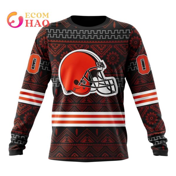 Cleveland Browns Specialized New Native Concepts 3D Hoodie