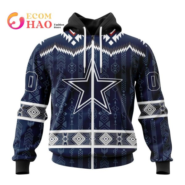 NFL Cowboys Halloween Cemetery Skull Jersey 3D Hoodie - Ecomhao Store