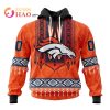 Detroit Lions Specialized New Native Concepts 3D Hoodie Detroit Lions Specialized New Native Concepts 3D Hoodie