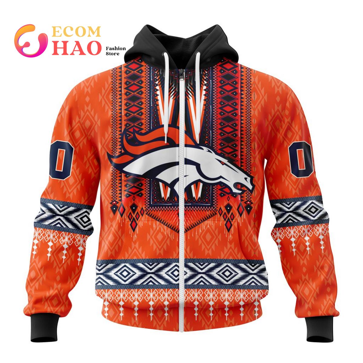 Denver Broncos Specialized New Native Concepts 3D Hoodie