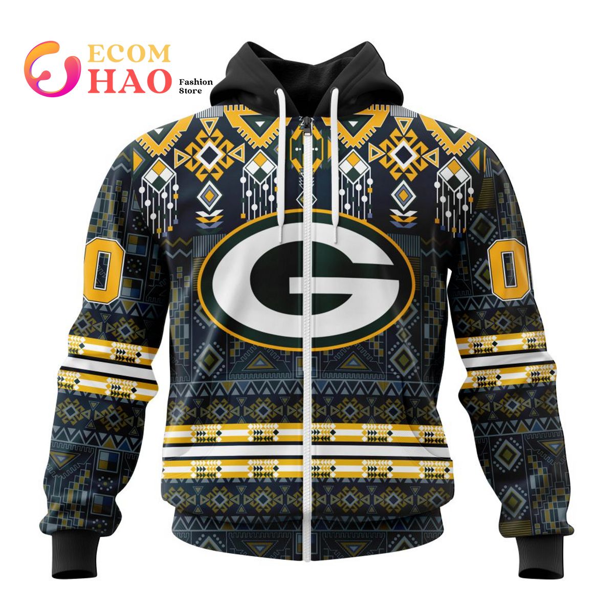 Green Bay Packers Specialized New Native Concepts 3D Hoodie