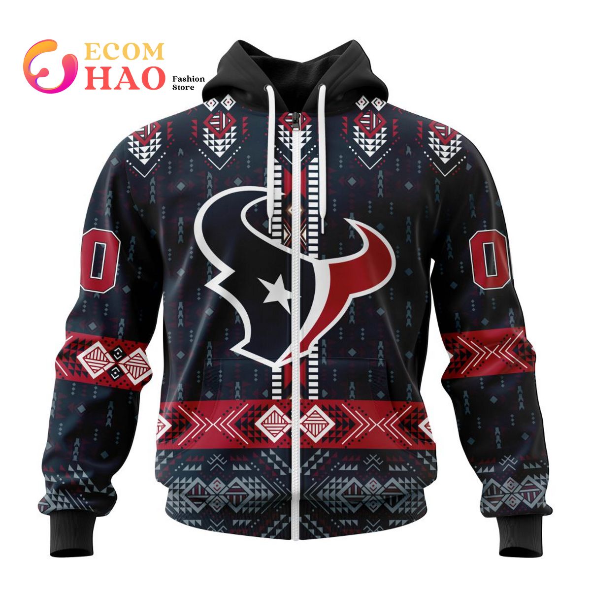 Houston Texans Specialized New Native Concepts 3D Hoodie