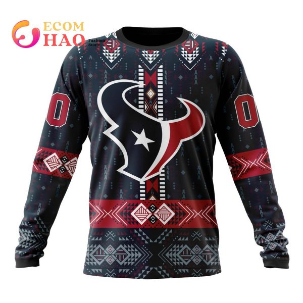 Houston Texans Specialized New Native Concepts 3D Hoodie